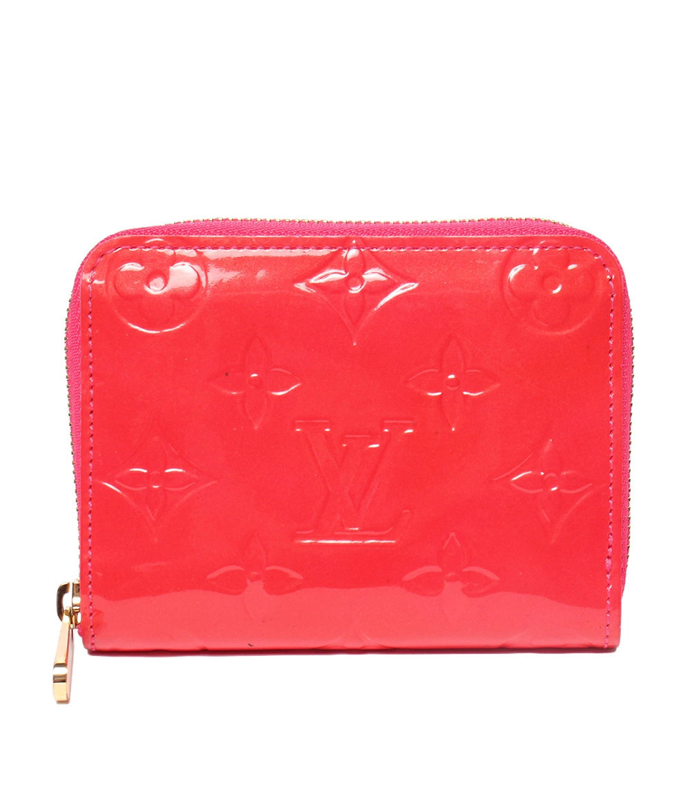 Louis Vuitton Coin Wallet Card Zippy Wallet Purse Red